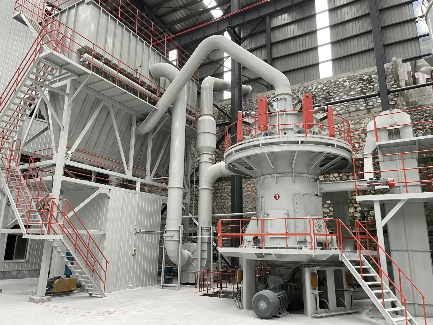 Vertical roller mill plant